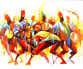 Awesome Praise &mdash; vibrant African art used to promote 3E Foundation&rsquo;s work across the nations
